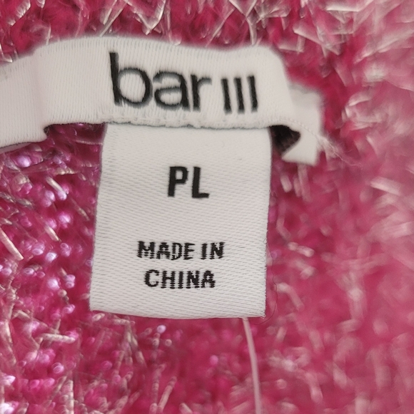 Women's Fuzzy Pink Sweater - Picture 7 of 7